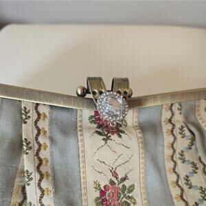Vintage antique tapestry clutch Purse Handbag Bag Style Grandeur 60s cottagecore